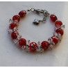 Bracelet with glass beads