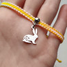 Cord bracelet Bunny / rabbit